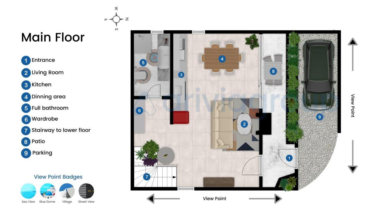Centro Houses Φηρά Εξωτερικό φωτογραφία